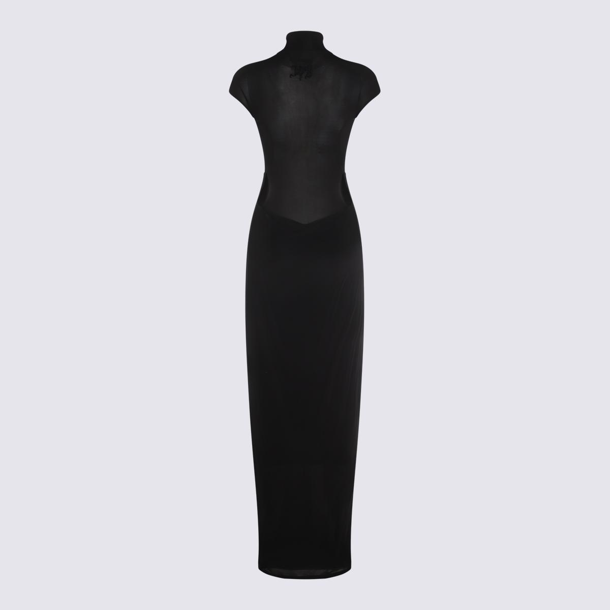 【JEAN PAUL GAULTIER】 BLACK VISCOSE MAXI DRESS Jean Paul Gaultier Black Viscose Maxi Dress | italist