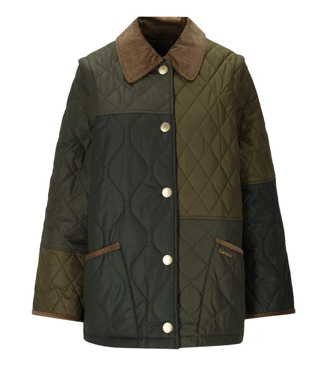 Barbour Lorrie Green Quilted Jacket Lyst UK