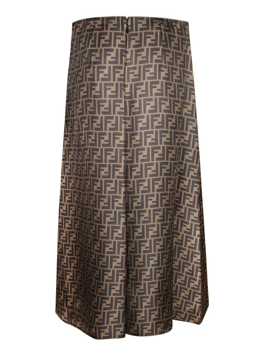 スカート FENDI Women Mid Skirts FQ7659AUQM F1SAW BLUE Skirt Silk Blue | Fendi