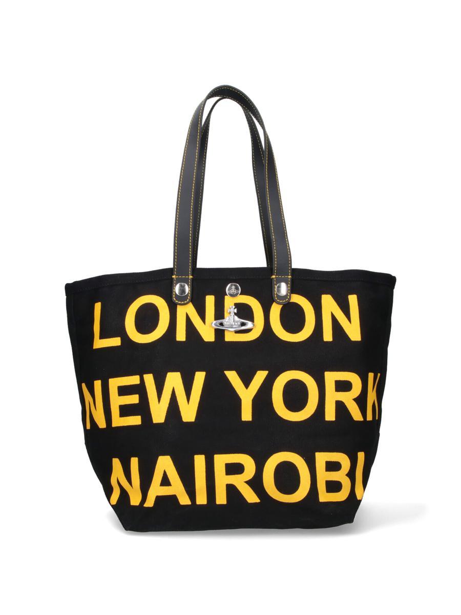 ★Vivienne Westwood★ Vivienne Clutch Tote Bag Black 4B01000 Vivienne's Clutch in BLACK | Vivienne Westwood®