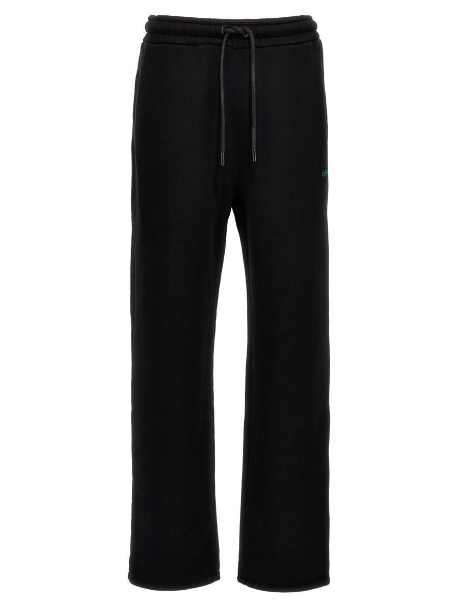 Off-White Moon Tab cotton track pants - Blue