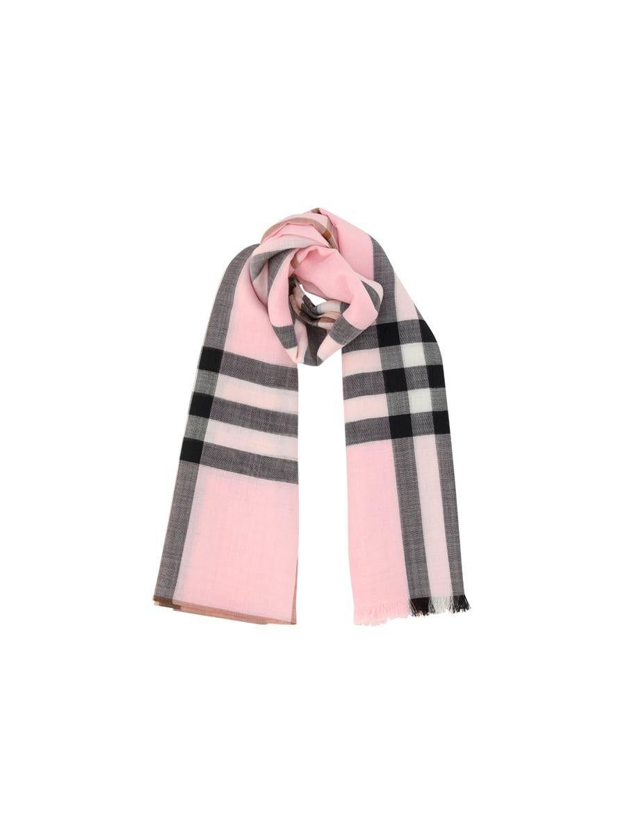 Burberry Scarves in Pink | Lyst