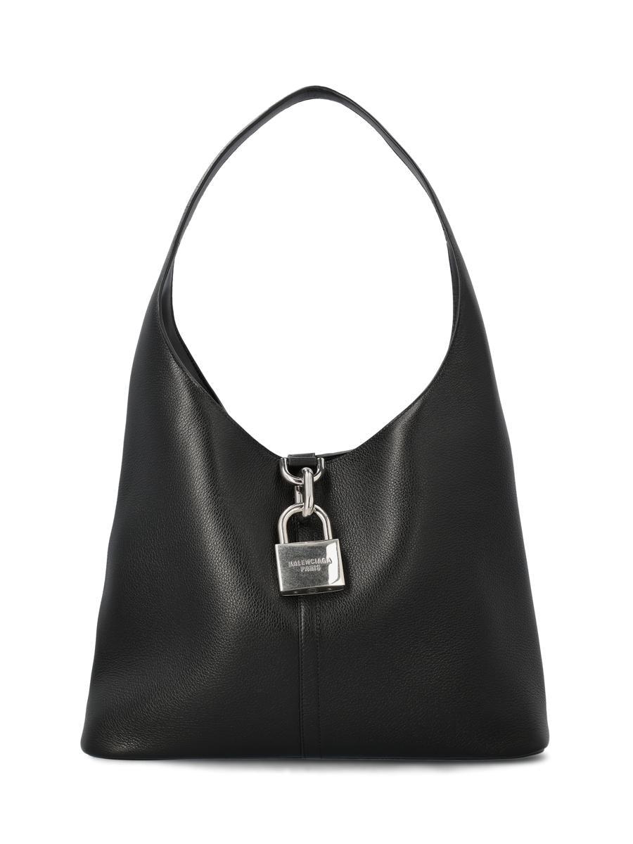 Balenciaga Locker Medium North-South Hobo Bag in Black | Lyst
