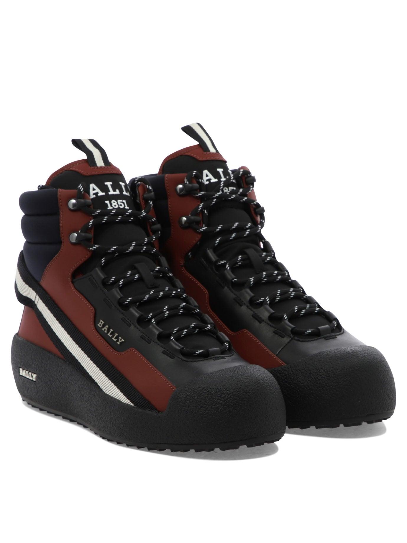 Bally Curyal fur-lined leather boots - Black
