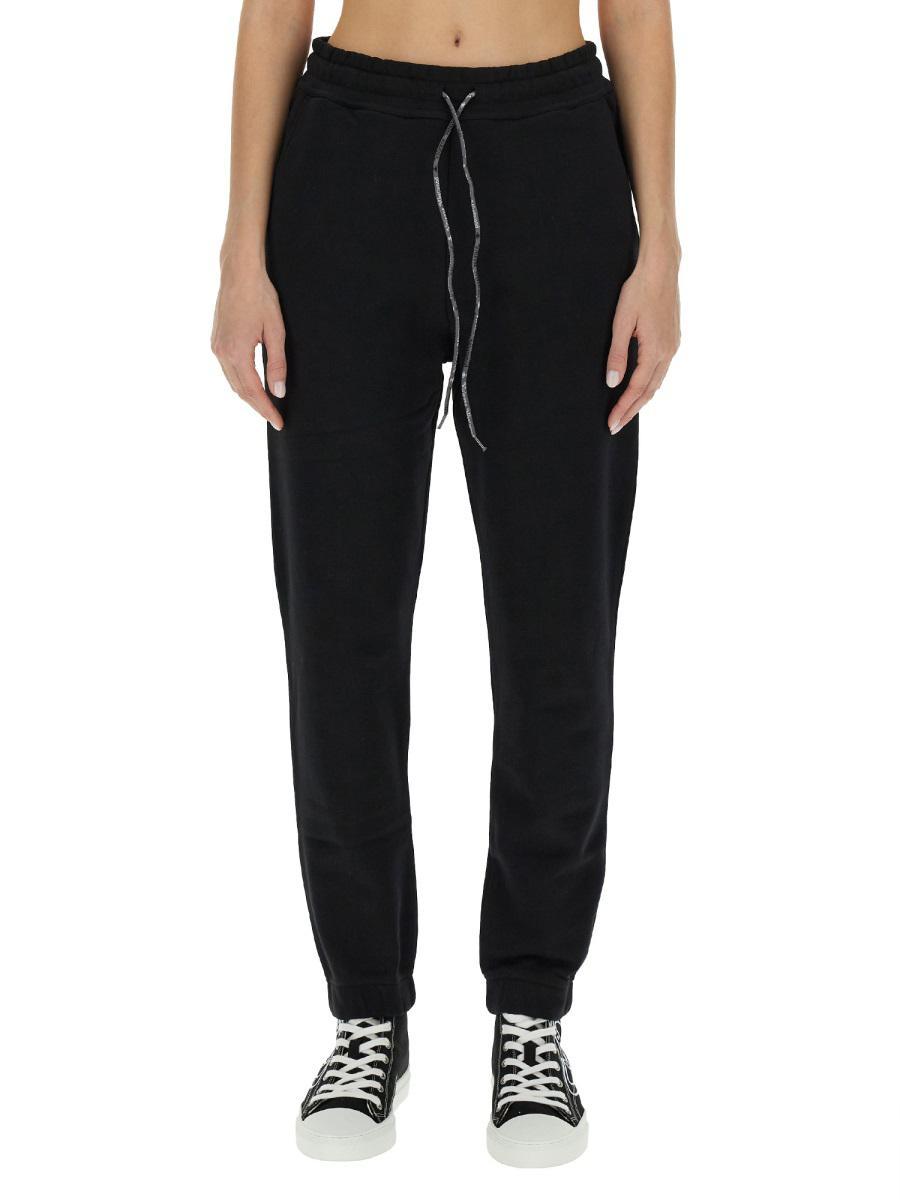 【関税&送料込】Vivienne Westwood Jogging Pants With Spray P Vivienne Westwood logo-print Cotton Track Pants | Black