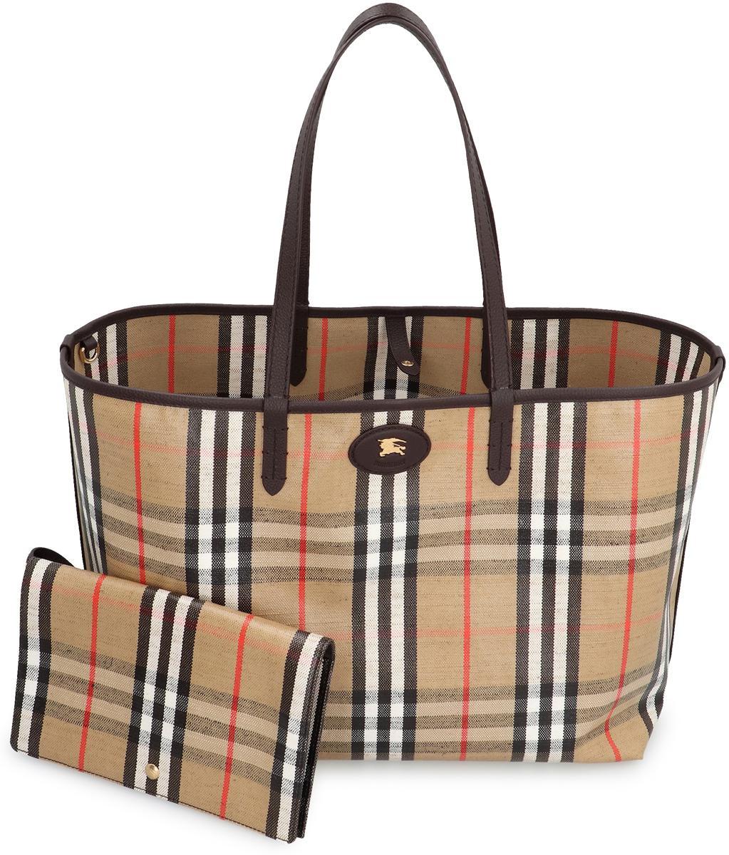 【関税＆送料込み】Burberry Highlands Tote Bag Medium Burberry Highlands Medium Check Tote Bag | Neiman Marcus