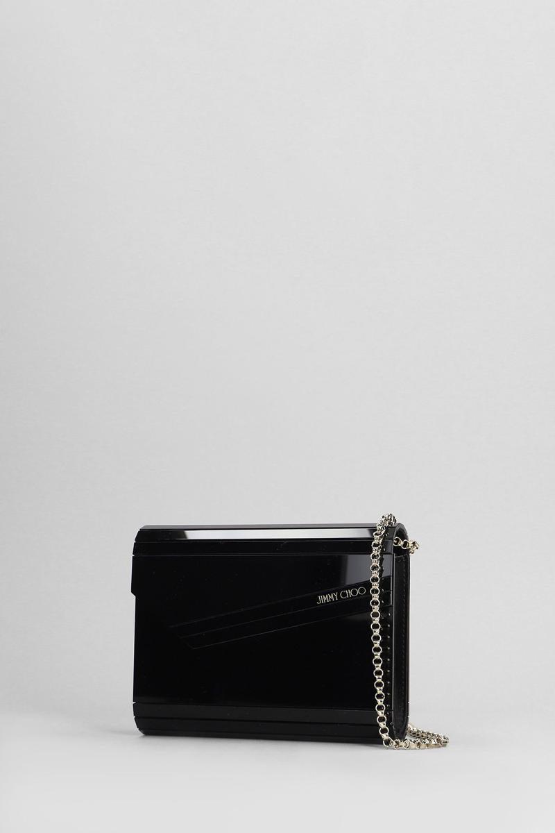 トートバッグ JIMMY CHOO Black Acrylic Candy Clutch Black Acrylic Clutch Bag | CANDY | Cruise | JIMMY CHOO US