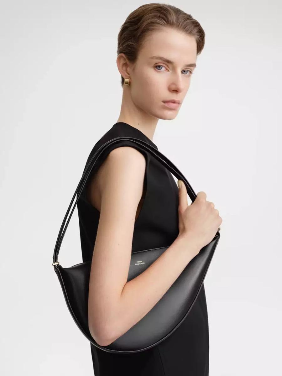 Scoop Palmellata Leather Shoulder Bag