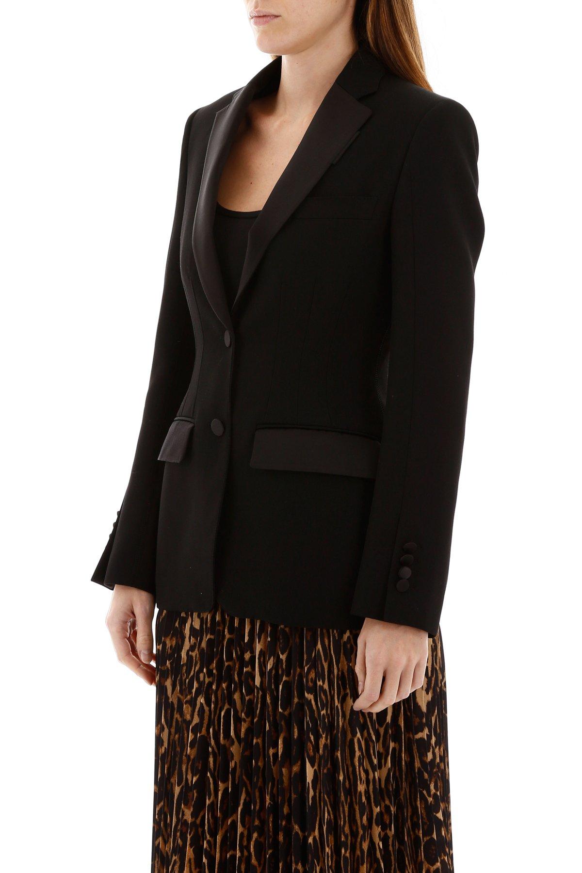 Burberry Wool Tailoring Blazer in Black - Save 25% - Lyst