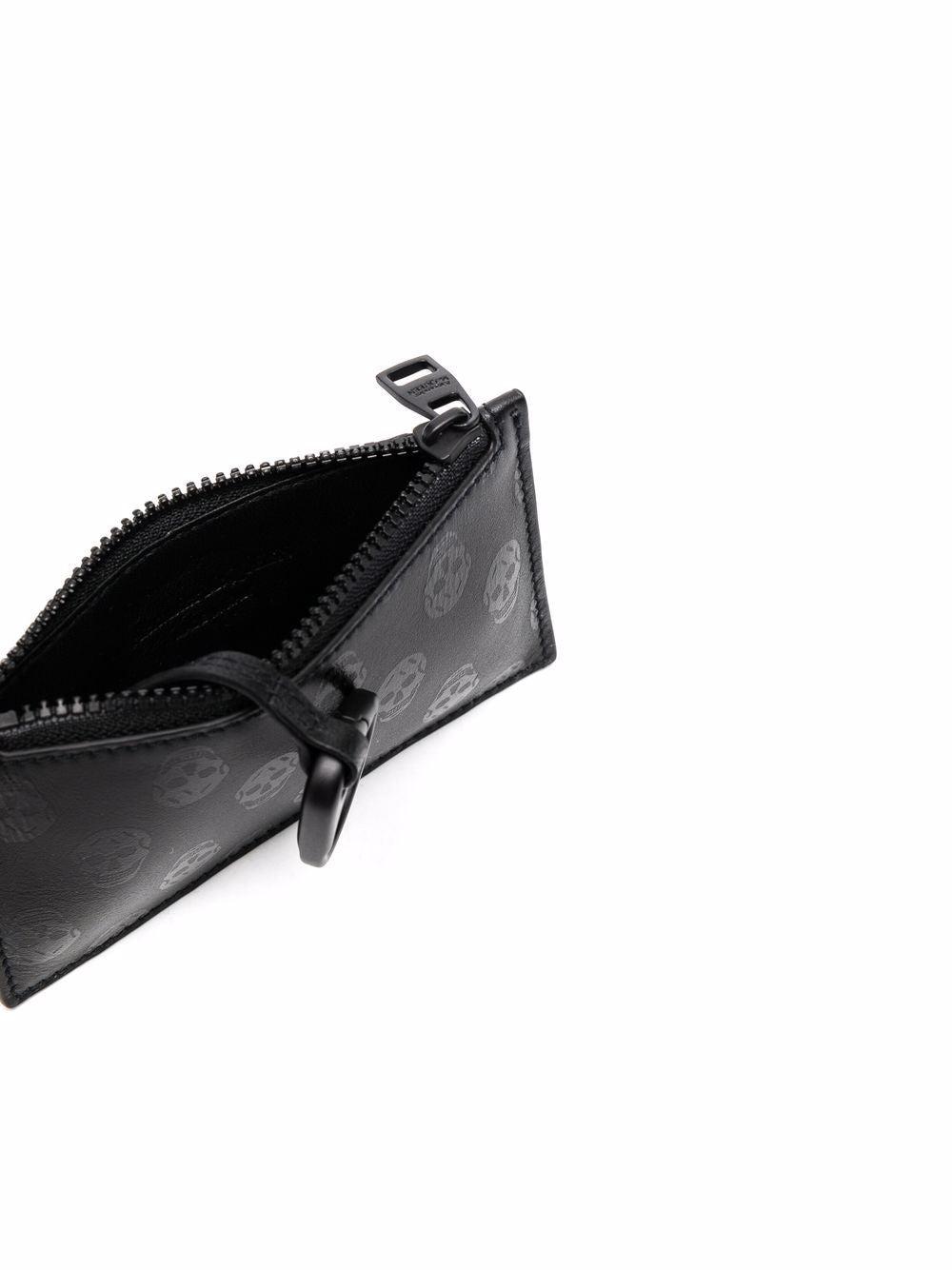 Alexander McQueen Leather Wallets Black for Men | Lyst
