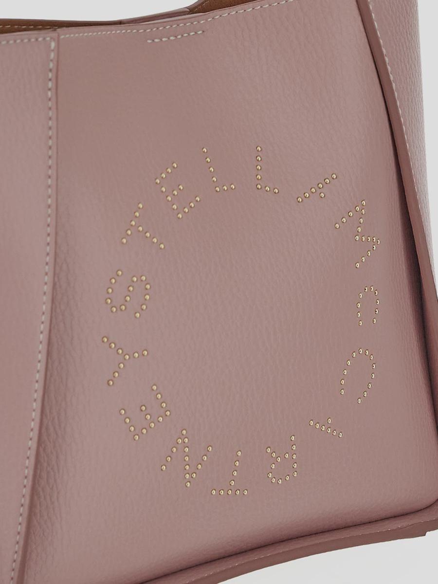 トートバッグ Stella Mccartney Powder Pink Textured Leather Bag Stella McCartney Crossbody Pink Bags & Handbags for Women