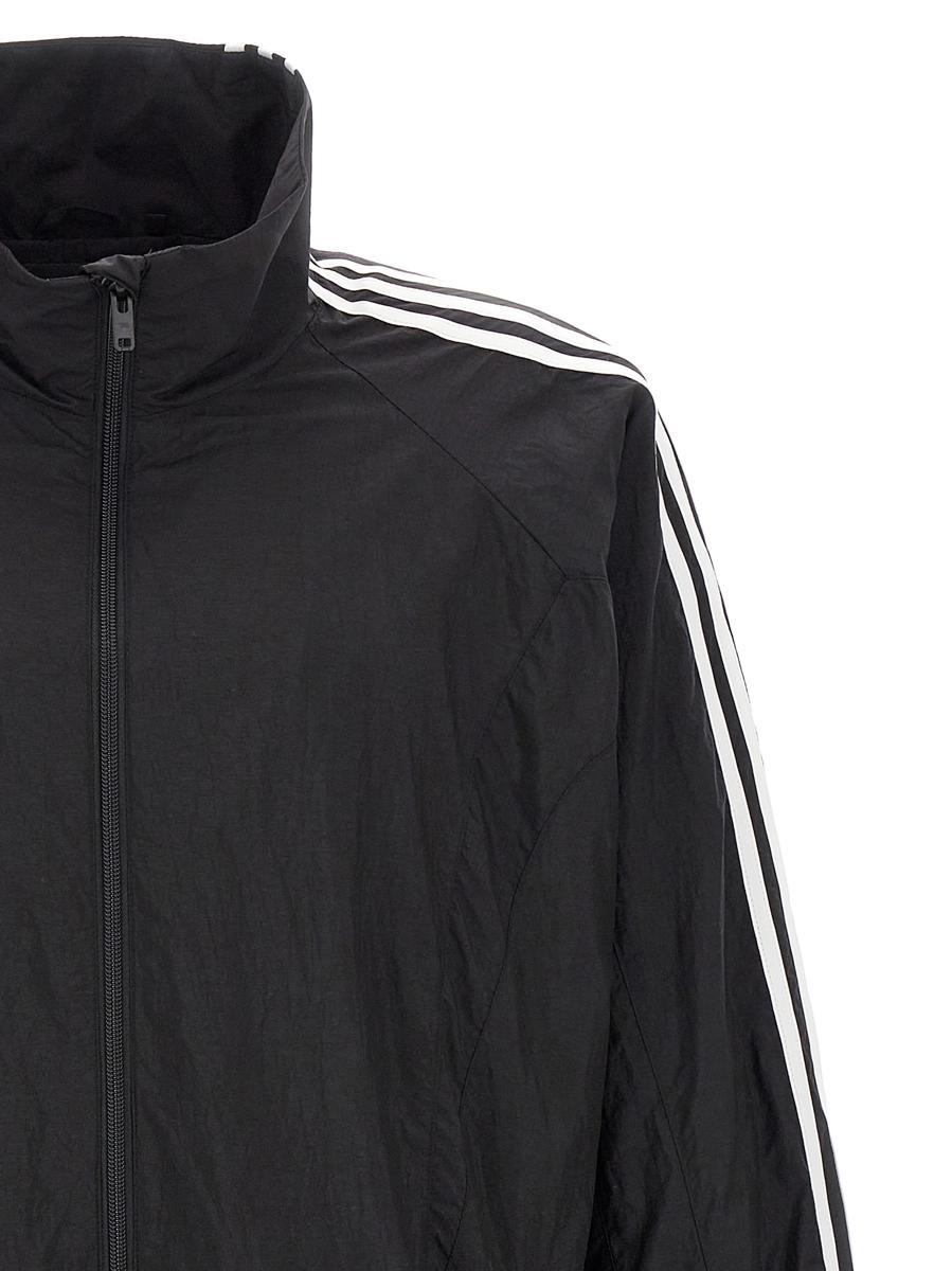 スウェット・トレーナー Y-3 'Y-3 3-Stripes Nylon Shell' sweatshirt Black Y-3 'Y-3 3-Stripes Nylon Shell' Sweatshirt in Black for Men