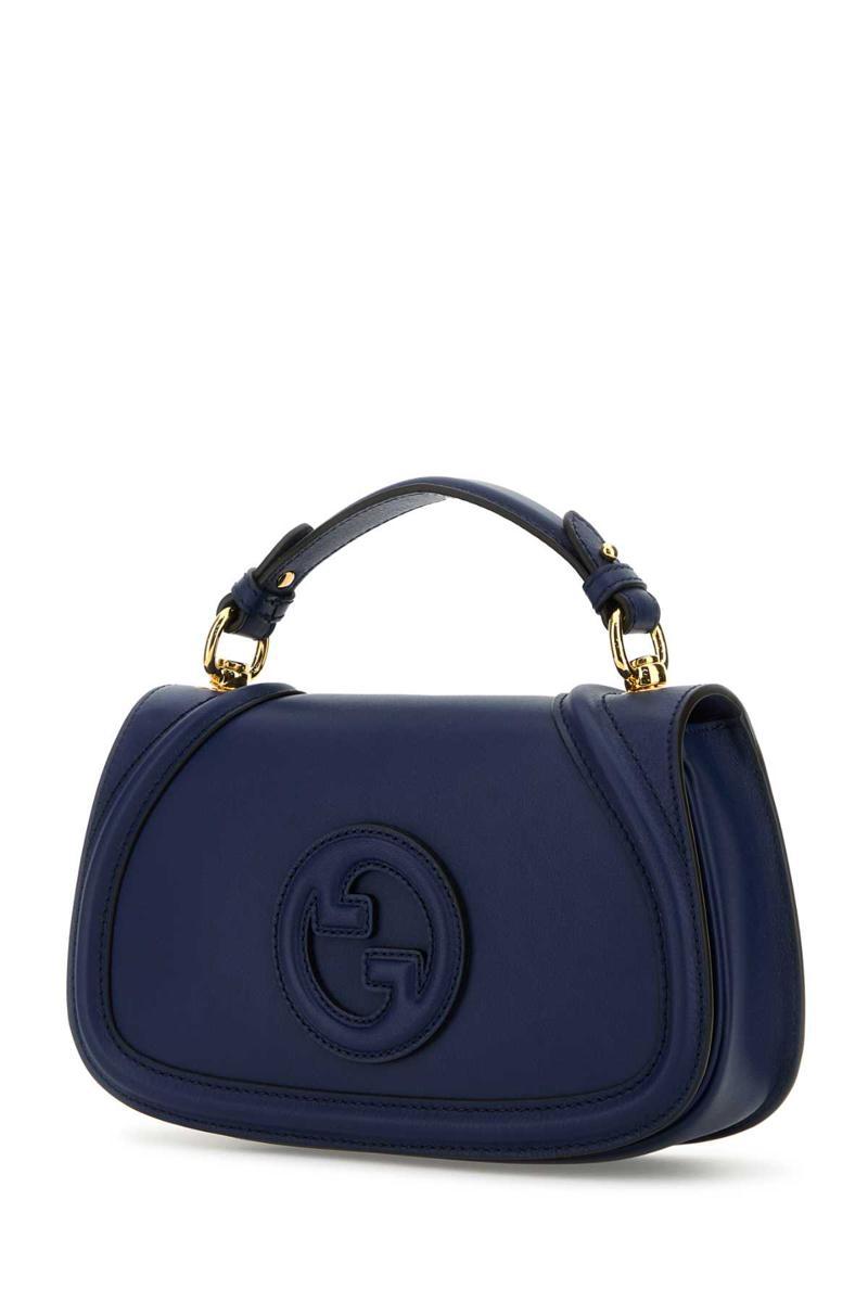 【GUCCI】HAND BAG BLUE GG Marmont small shoulder bag in light blue leather | GUCCI® CA