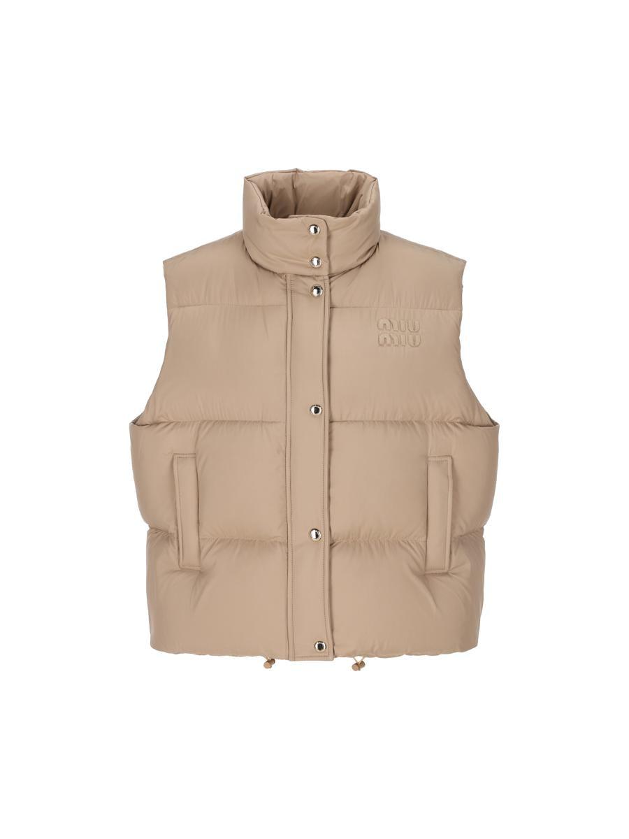 Miu Miu Jackets in Natural | Lyst Miu Miu Jackets in Natural | Lyst
