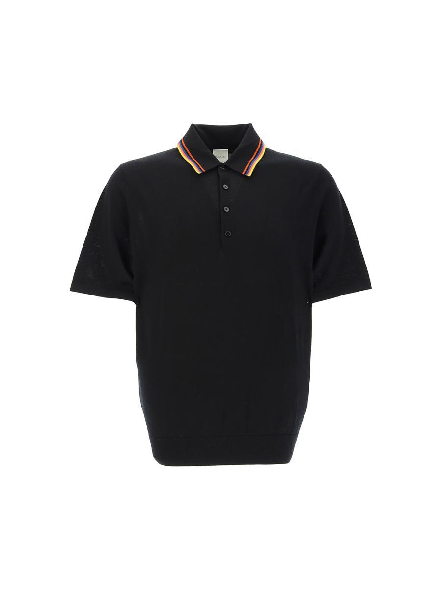 Paul Smith Polo Shirts in Black for Men | Lyst