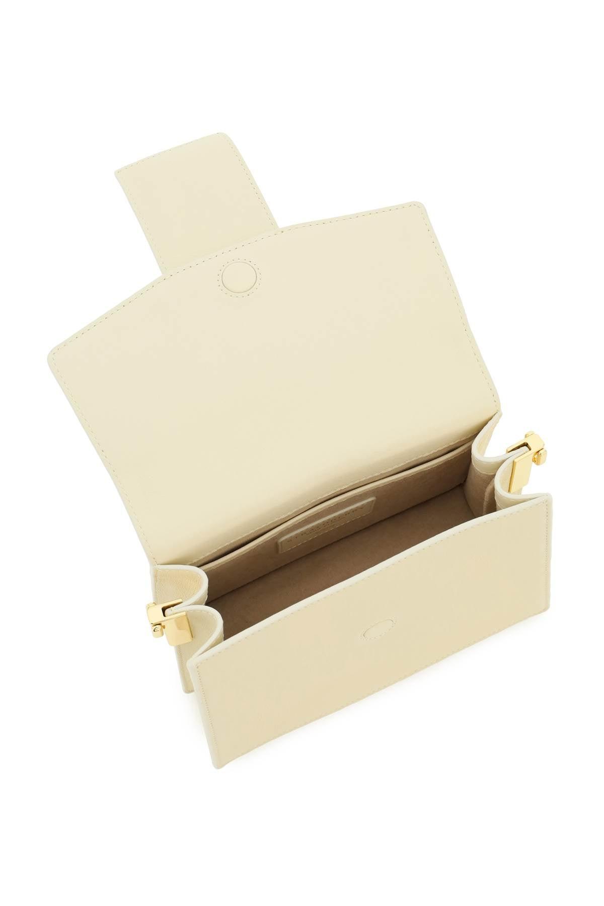 Strathberry - Box Crescent - Leather Shoulder Bag - White / Cream
