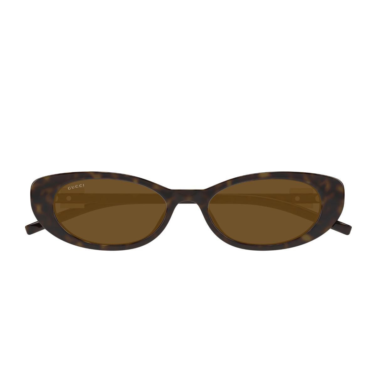 Gucci Gg1680S Linea Gg Logo Sunglasses in Brown | Lyst