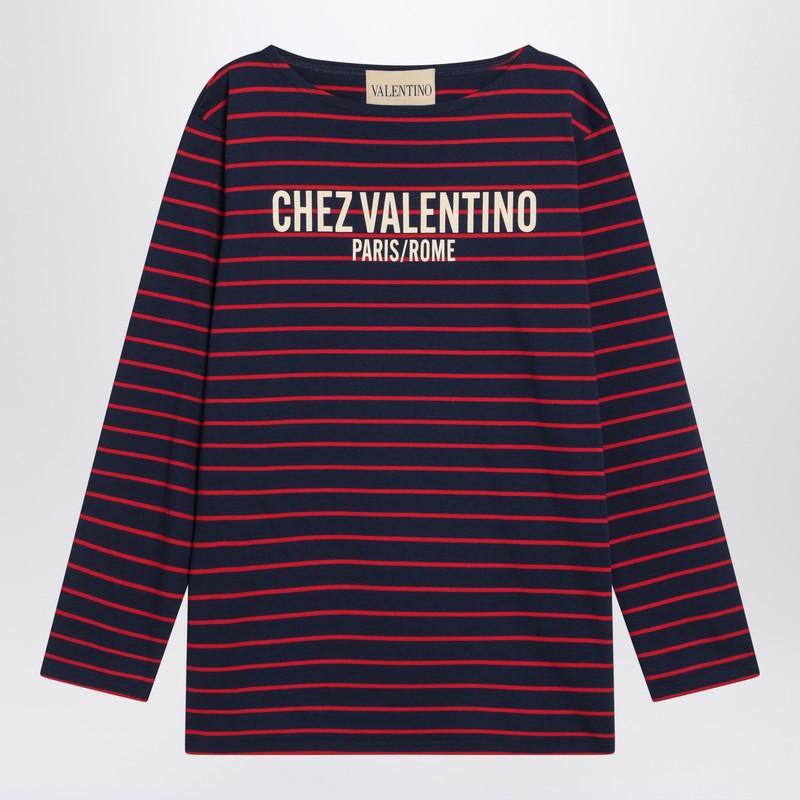 【関税&送料込】Valentino Garavani Long-Sleeve T-Shirt In St Valentino-Garavani-Men-s-White