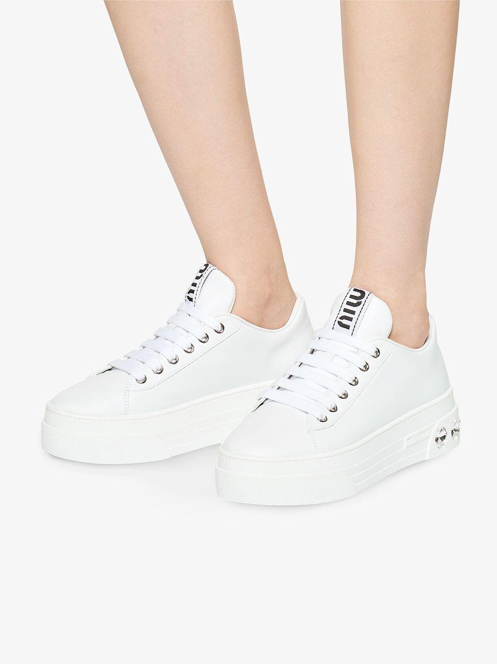 Miu Miu Sneakers White | Lyst