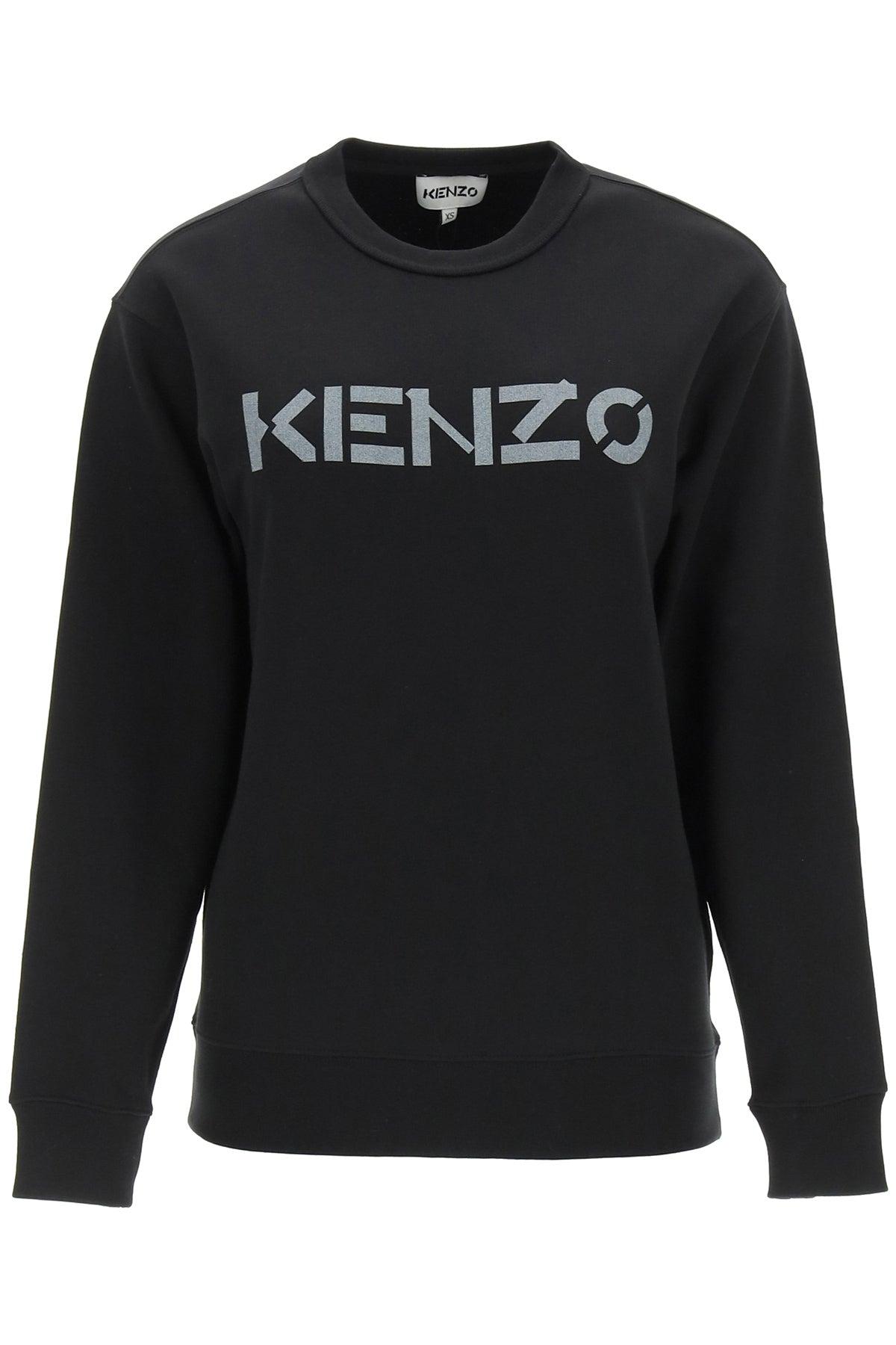 KENZO Cotton Crewneck Sweatshirt in Black - Lyst
