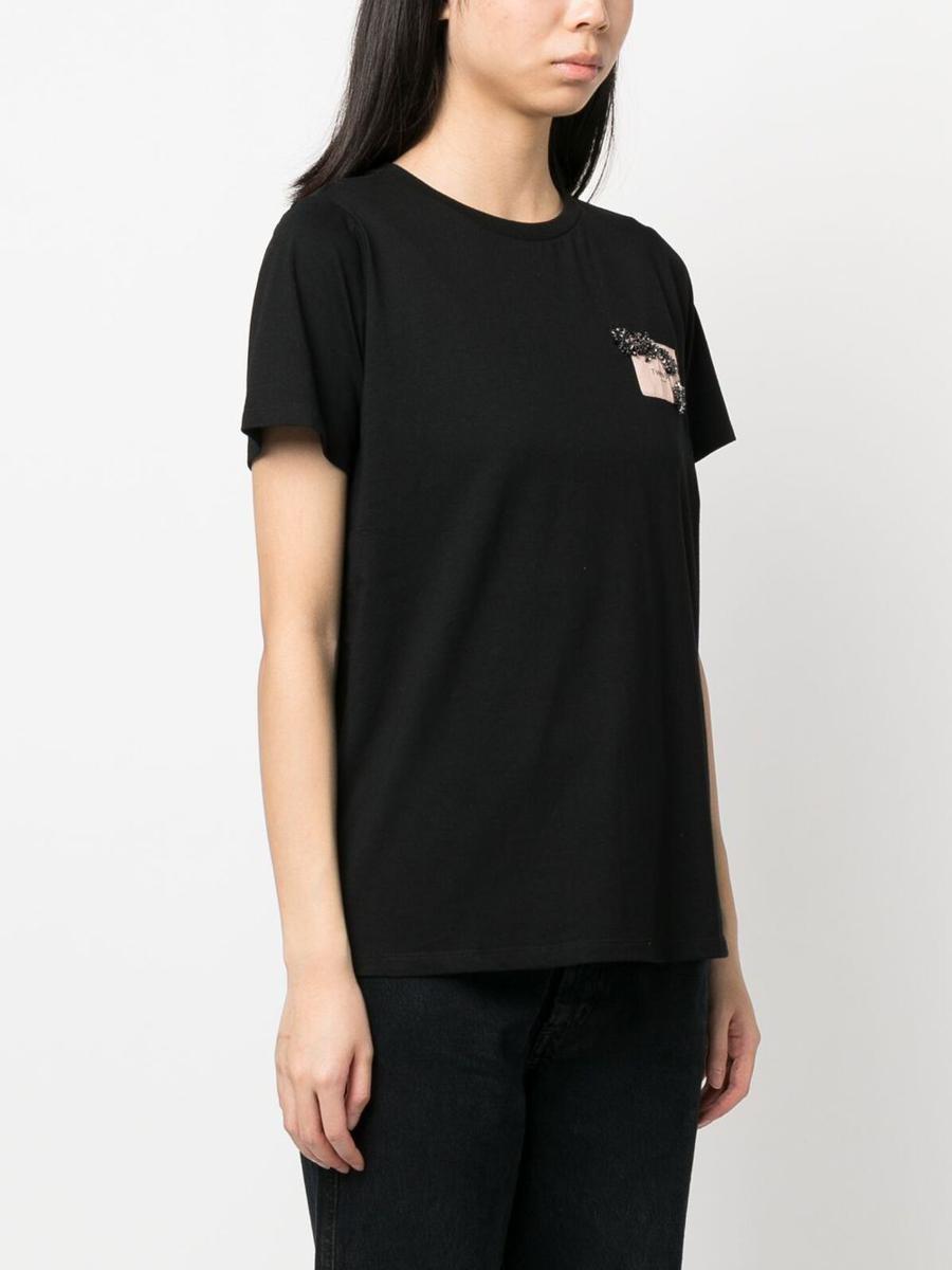 Twinset Twin-set T-shirts And Polos Black | Lyst