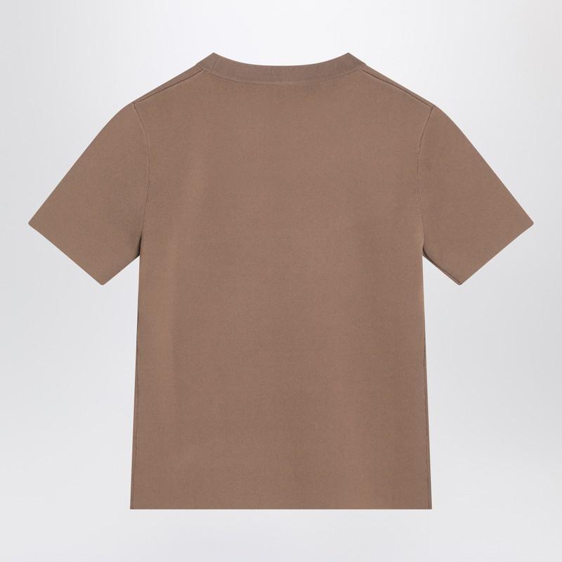 Max Mara Hazelnut-Coloured T-Shirt in Brown | Lyst UK Max Mara Hazelnut-Coloured T-Shirt in Brown | Lyst UK