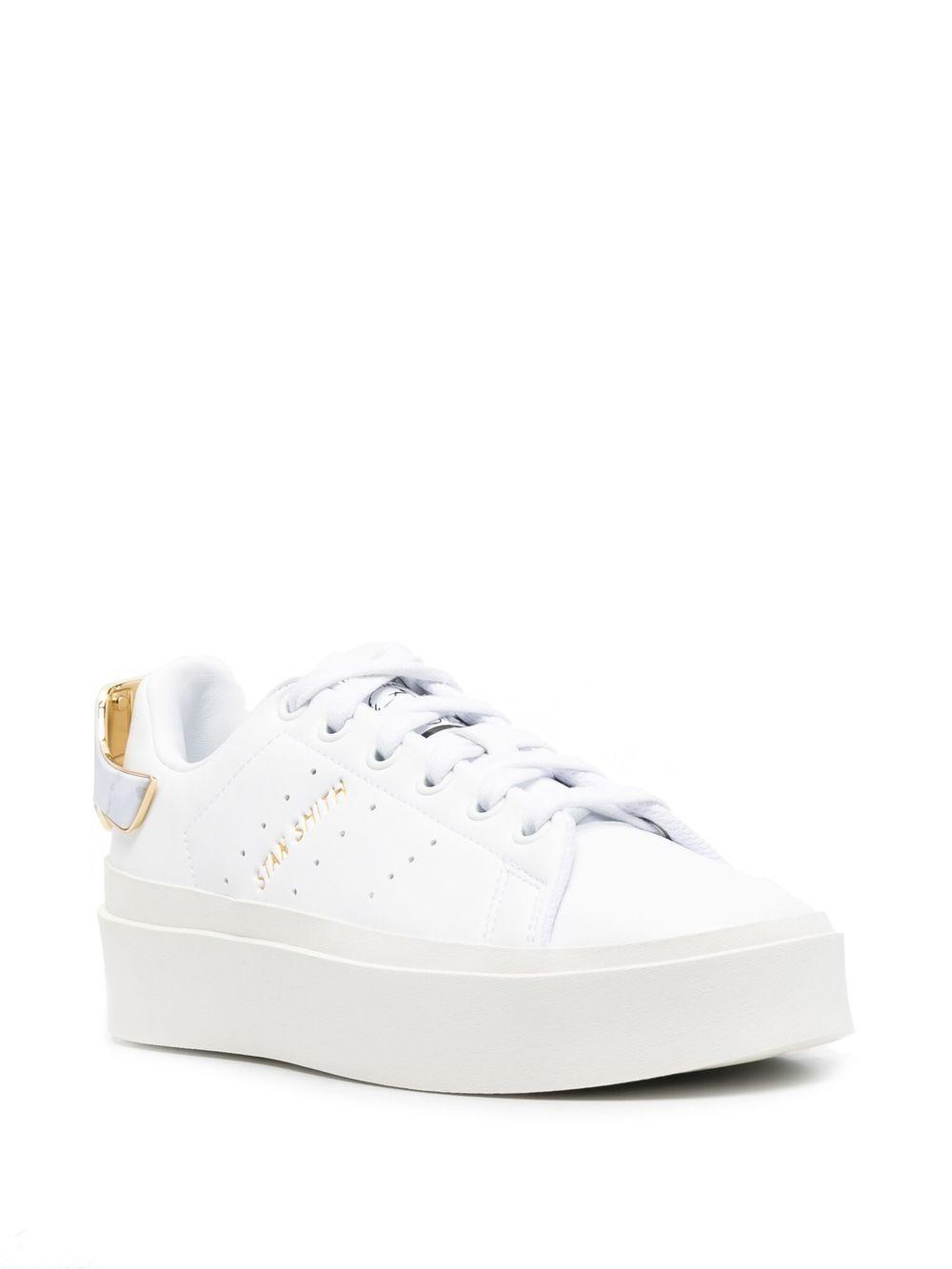 Adidas white leather sneakers Clearance