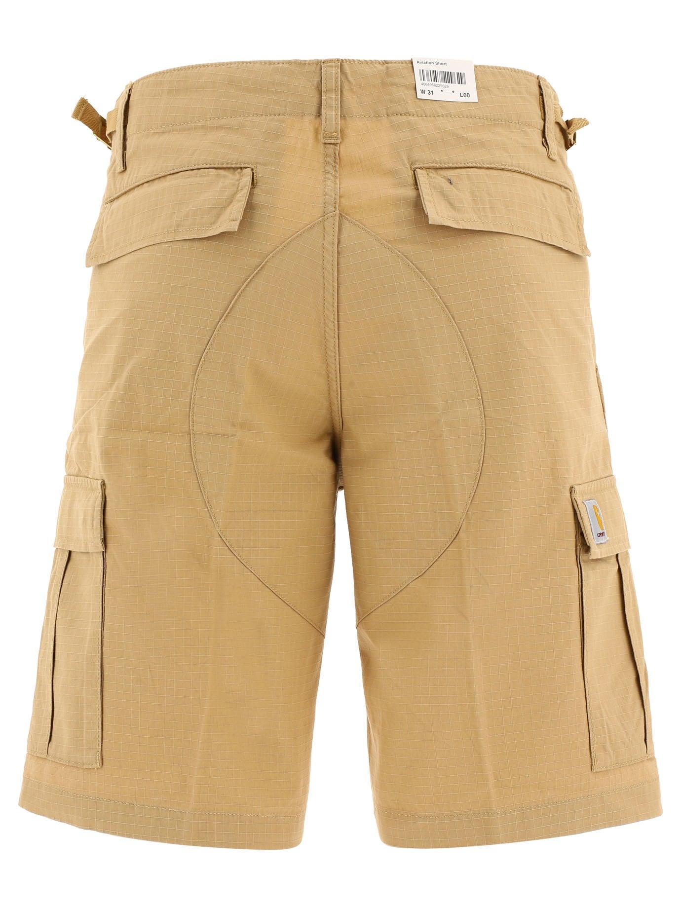 Carhartt WIP "aviation" Shorts in Natural for Men | Lyst
