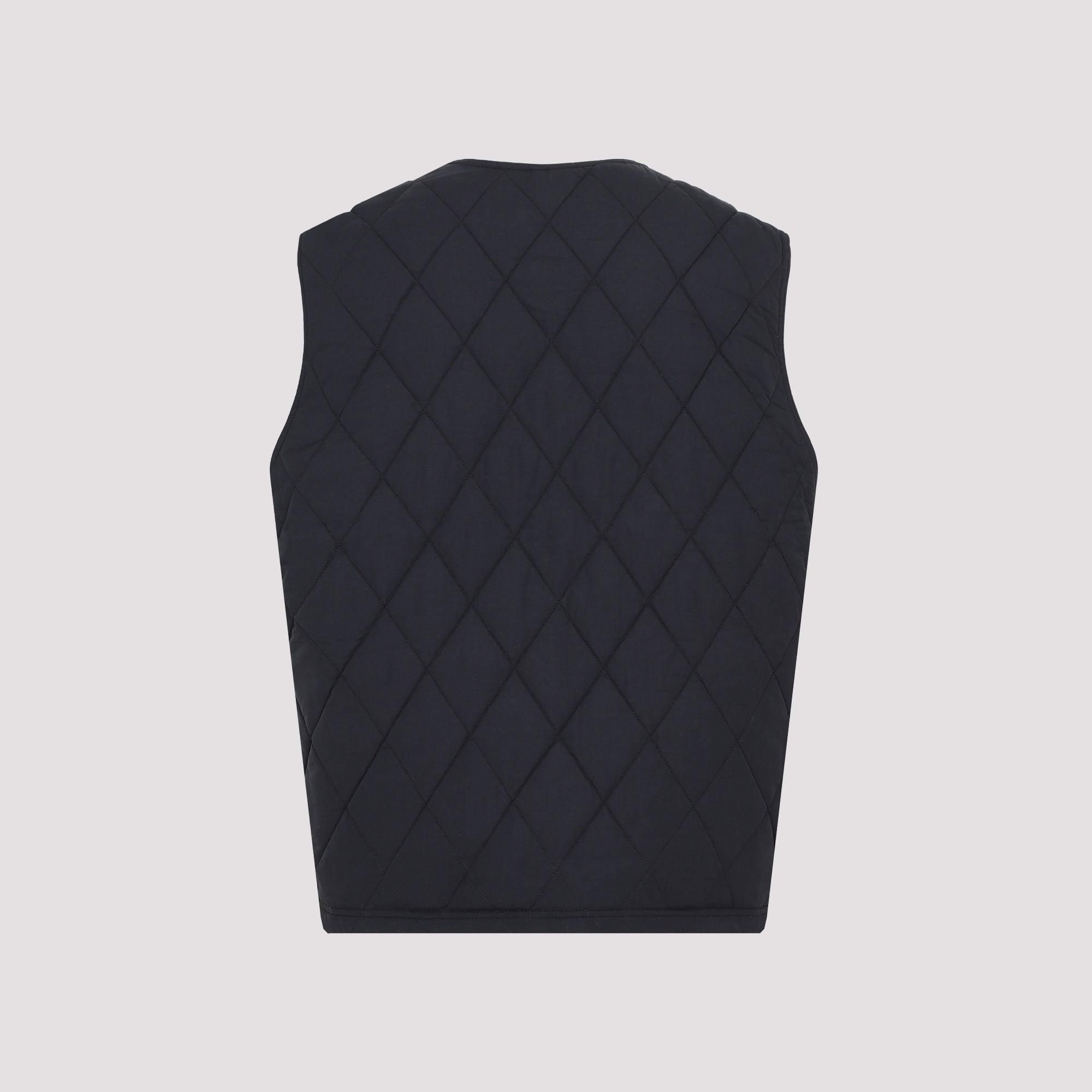 Stussy Diamond Quilted Vest Gilet in Blue for Men | Lyst