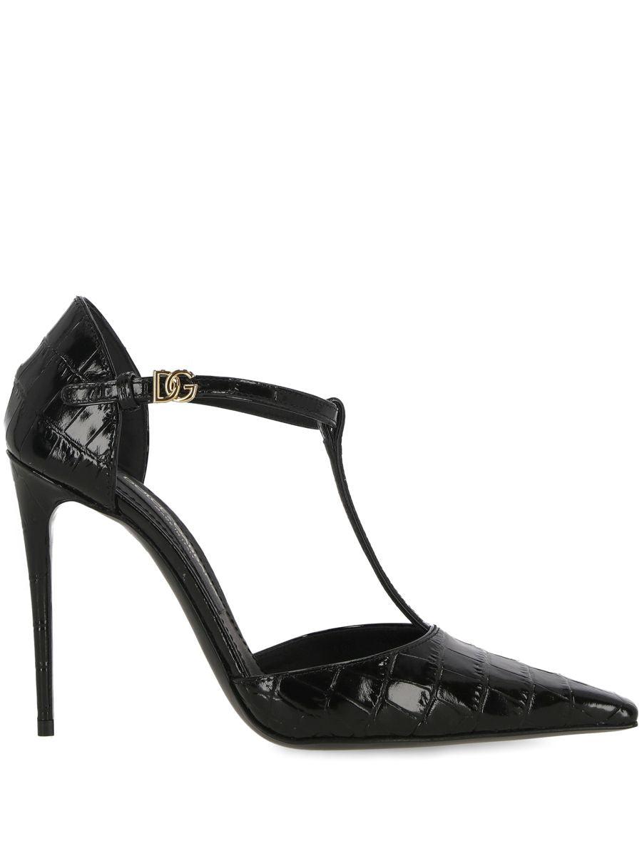Dolce and gabbana black heels 2025