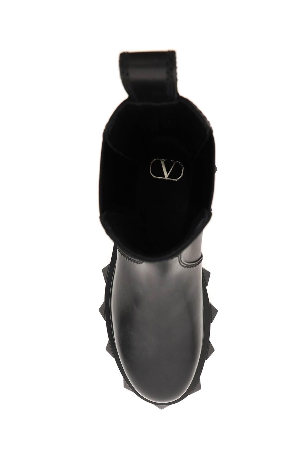Valentino Garavani Leather Valentino Garavani Trackstud Beatle ...