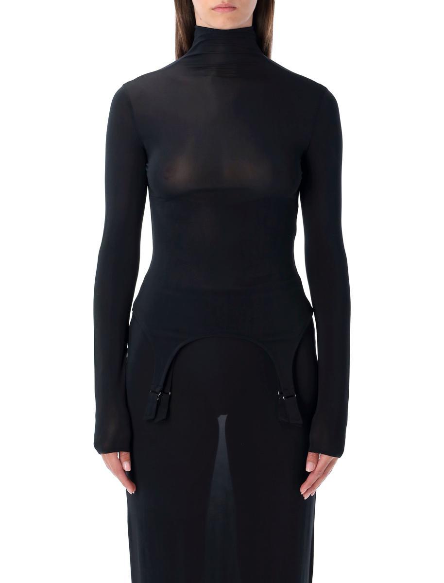 長袖トップス　Jean Paul Gaultier Jean Paul Gaultier Mesh 'The Médaillon' Long Sleeve Top
