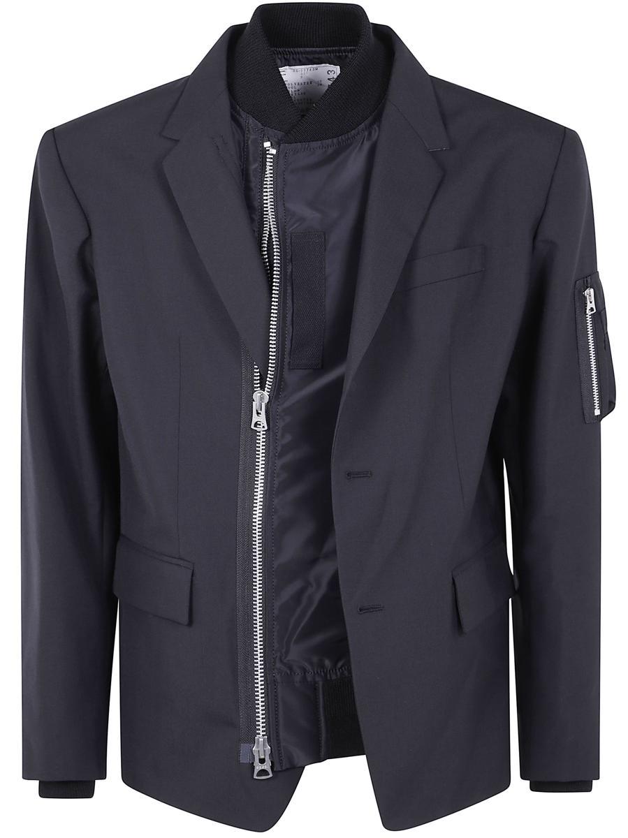 ジャケット Sacai Combined blazer Sacai Blazers for Men | Online Sale up to 55% off | Lyst