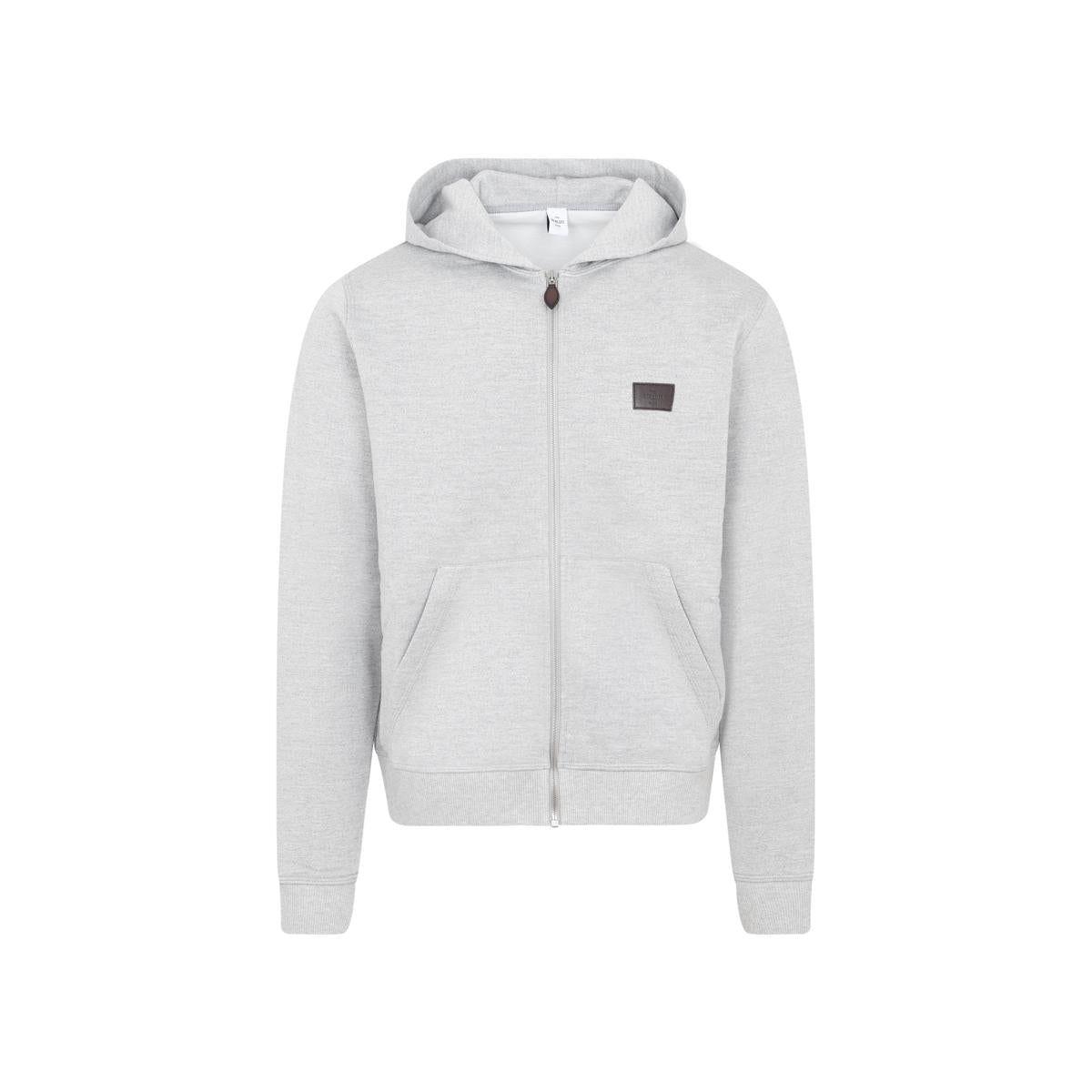 Berluti Cotton And Silk Sweatshirt in White for Men | Lyst