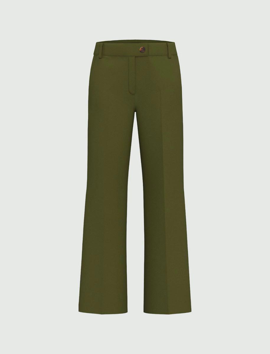 パンツ MARELLA Women Straight Pants 2513131035200004 GREEN Women's Trousers & Jeans: Long & Short | EMME Marella