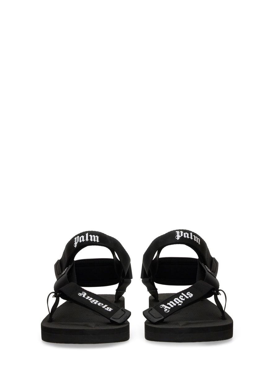 シューズ・サンダルその他 Palm Angels Flip-flops and thongs Palm Angels Logo thong sandals Palm Angels