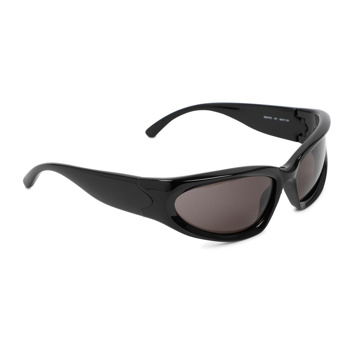 Balenciaga Swift Oval Sunglasses in Black Lyst Canada