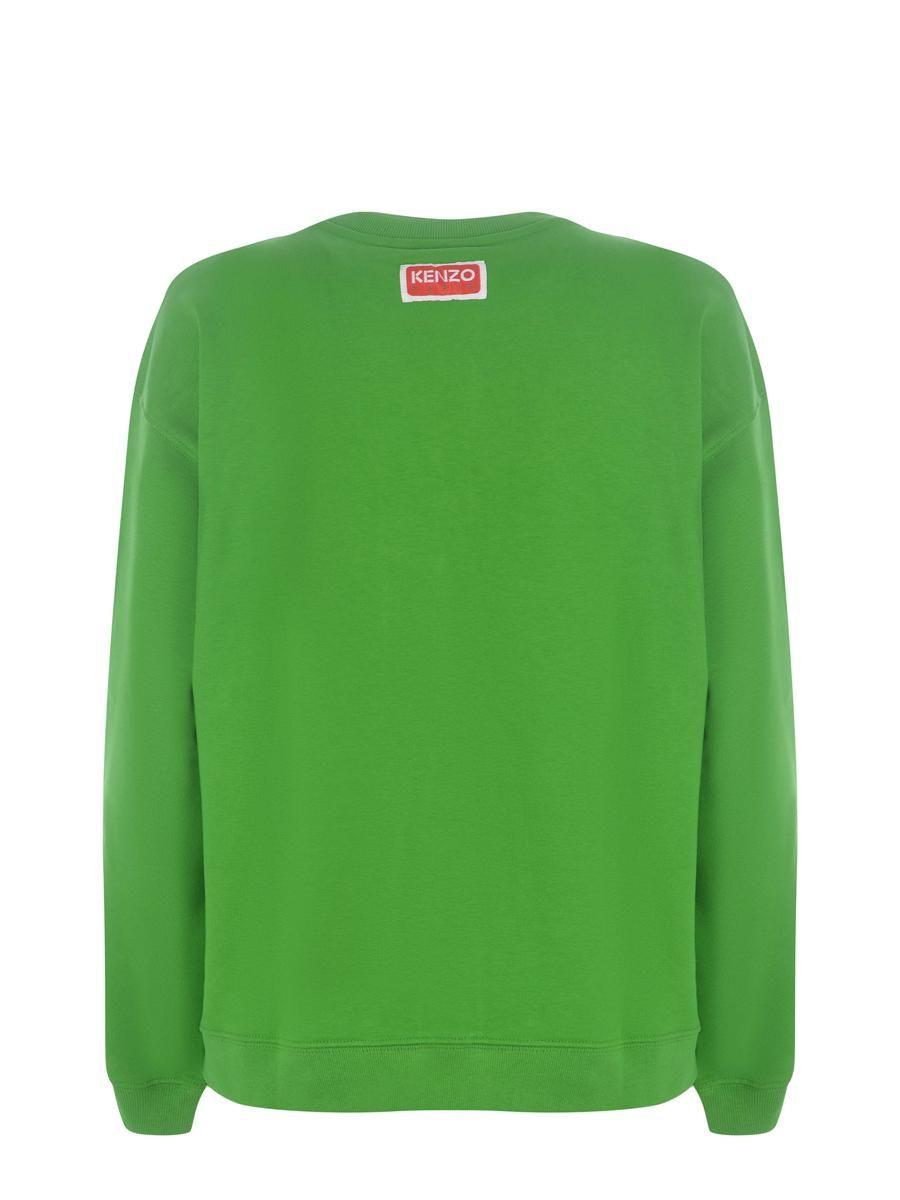 KENZO Sweatshirt "fiore" in Green | Lyst