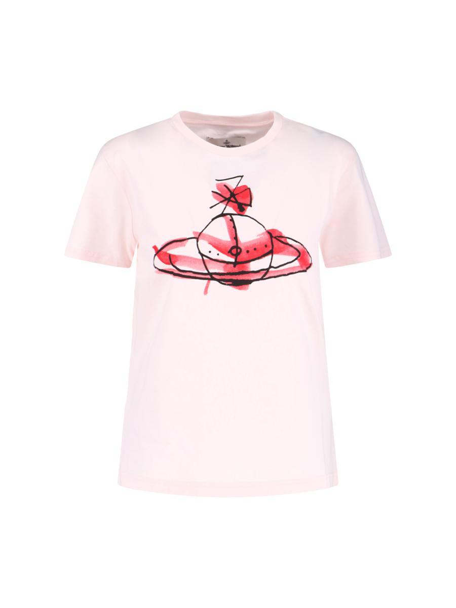 Vivienne Westwood Tシャツ サイズ3 ブラック/ピンク Vivienne Westwood Classic T-Shirt | Pink | FARFETCH