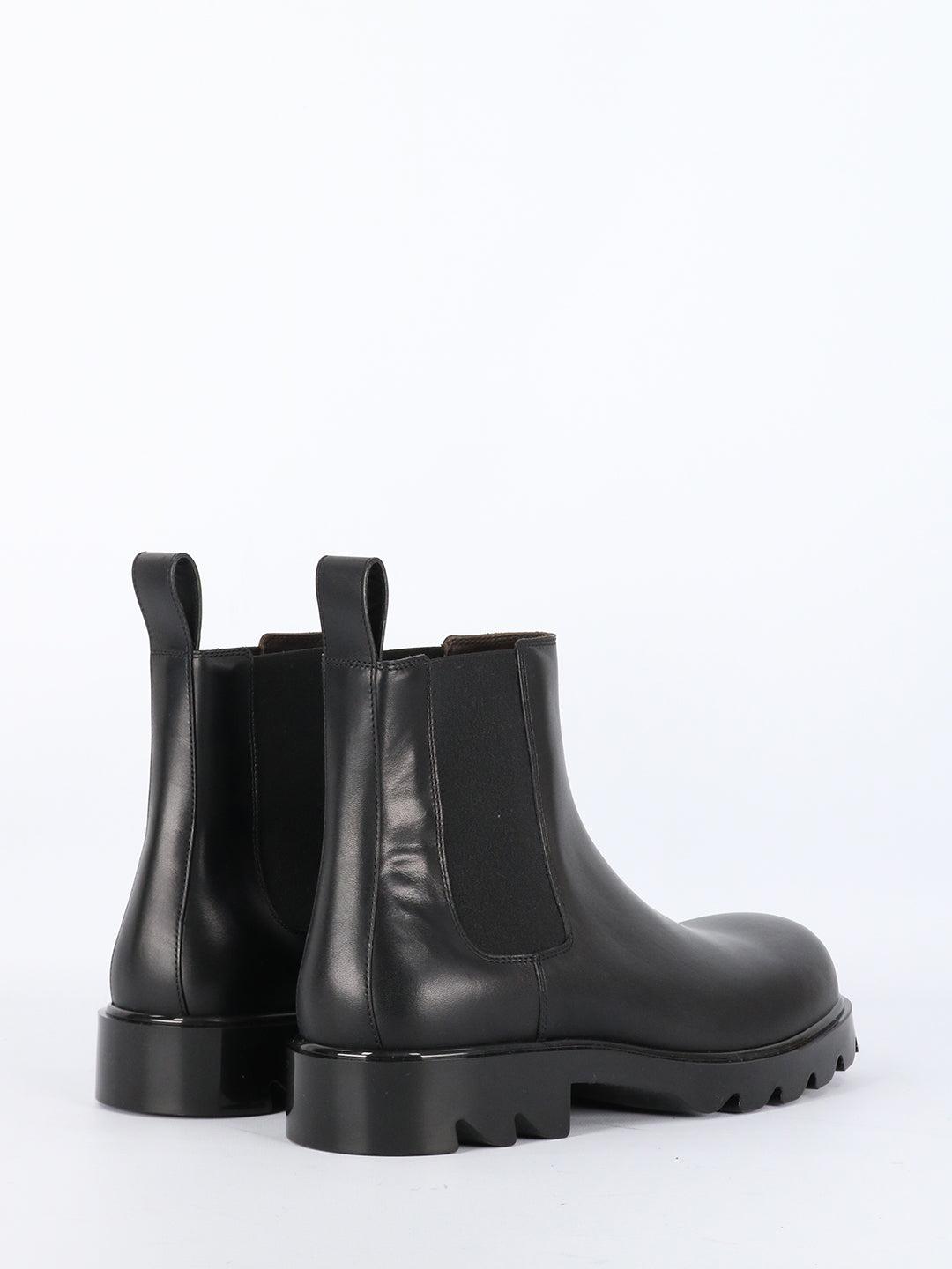Bottega Veneta Strut Black Chelsea Boots for Men | Lyst