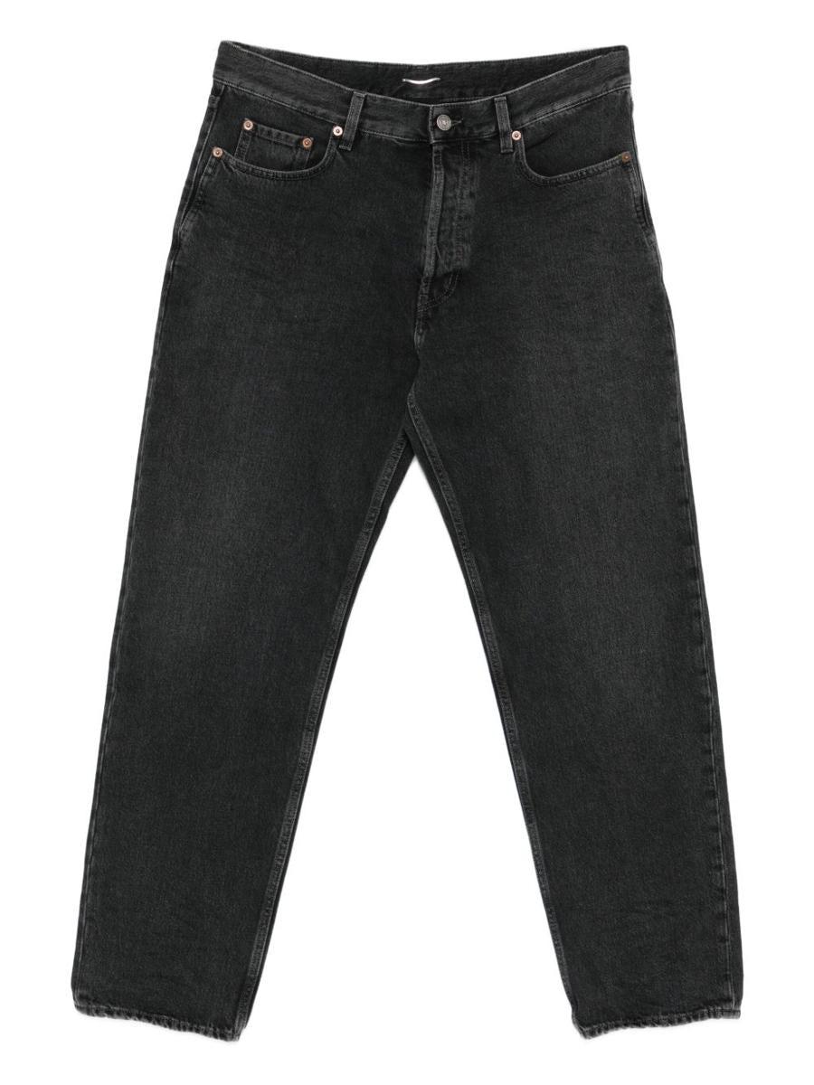 ボトムスその他 Saint Laurent Black Carrot-Fit jeans with a washed effect Saint Laurent Black Carrot-Fit jeans with a washed effect