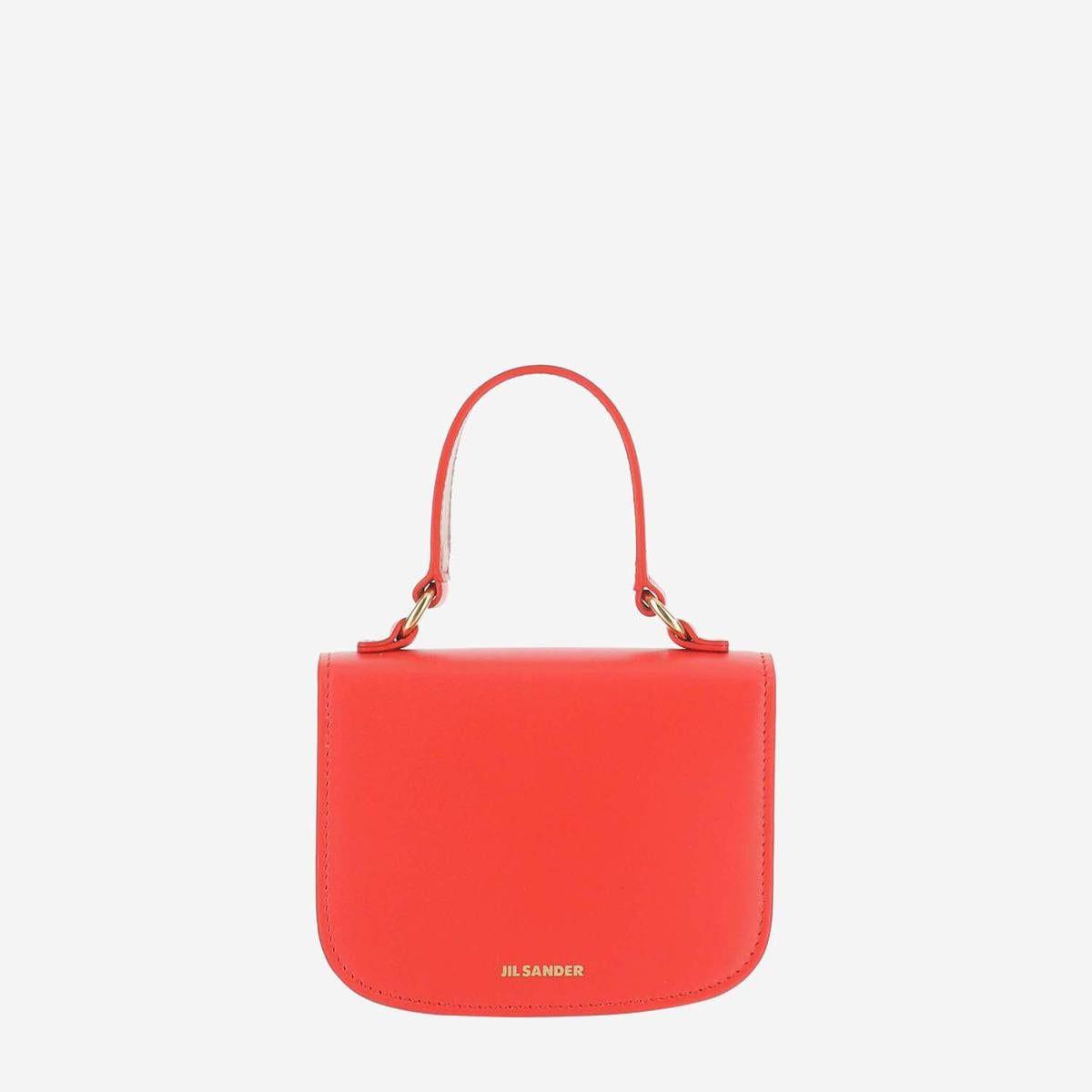 Jil Sander Halo Mini Bag in Red | Lyst