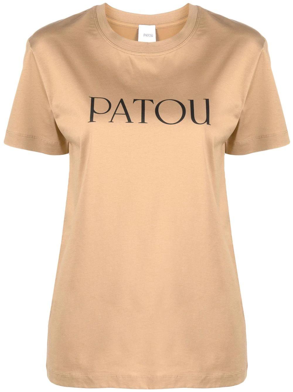 Patou Logo-print Cotton T-shirt | Lyst