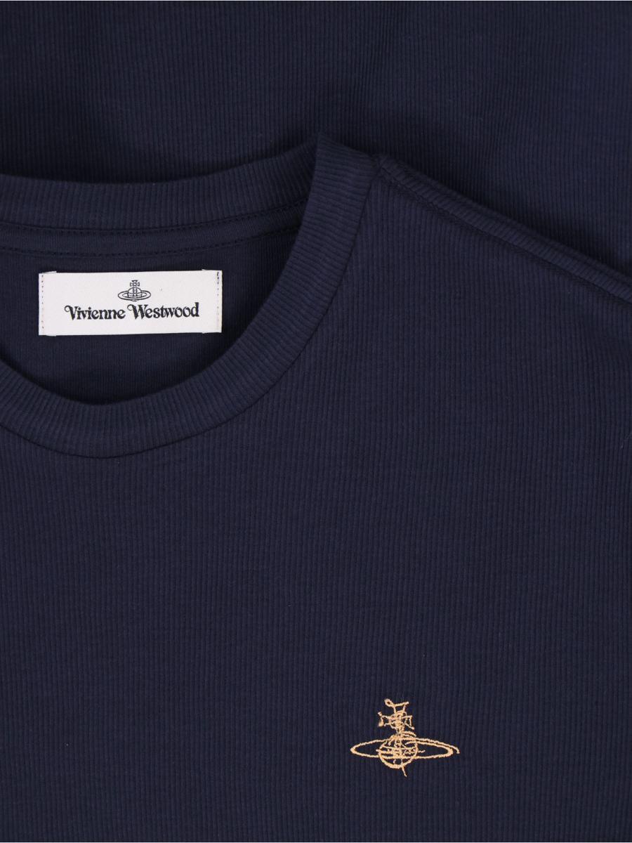 Tシャツ・カットソー Vivienne Westwood Midnight Blue Cotton T-Shirt shirt Vivienne Westwood - SchaferandweinerShops Afghanistan