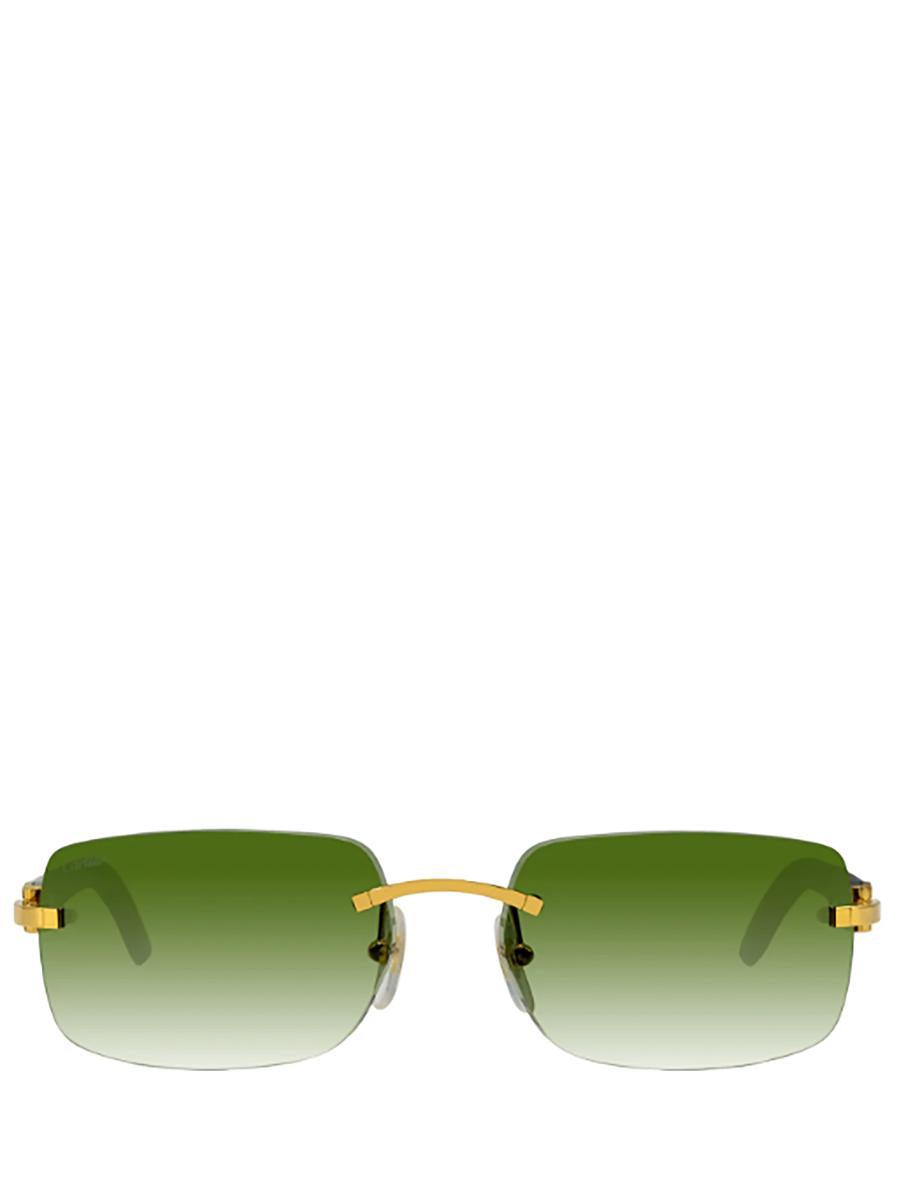 Cartier Sunglasses in Green for Men | Lyst