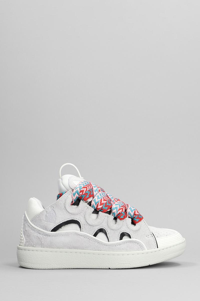 Lanvin x Deliberti Curb Sneakers in White Lyst UK