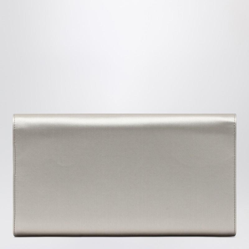 Roger Vivier Pearl Clutch Bag With Buckle in Grey | Lyst UK