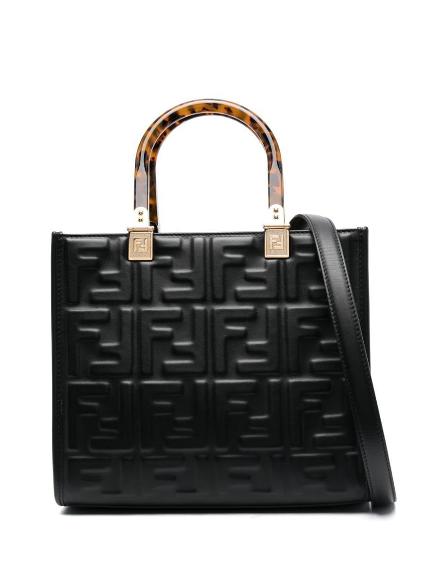 Fendi leather tote bag sale