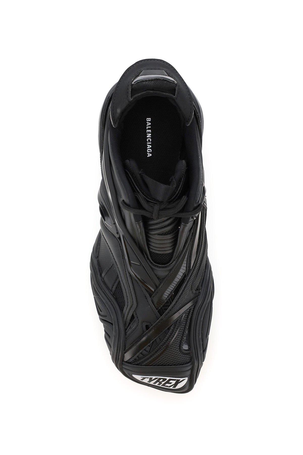 Balenciaga Synthetic Tyrex Sneakers in Black | Lyst