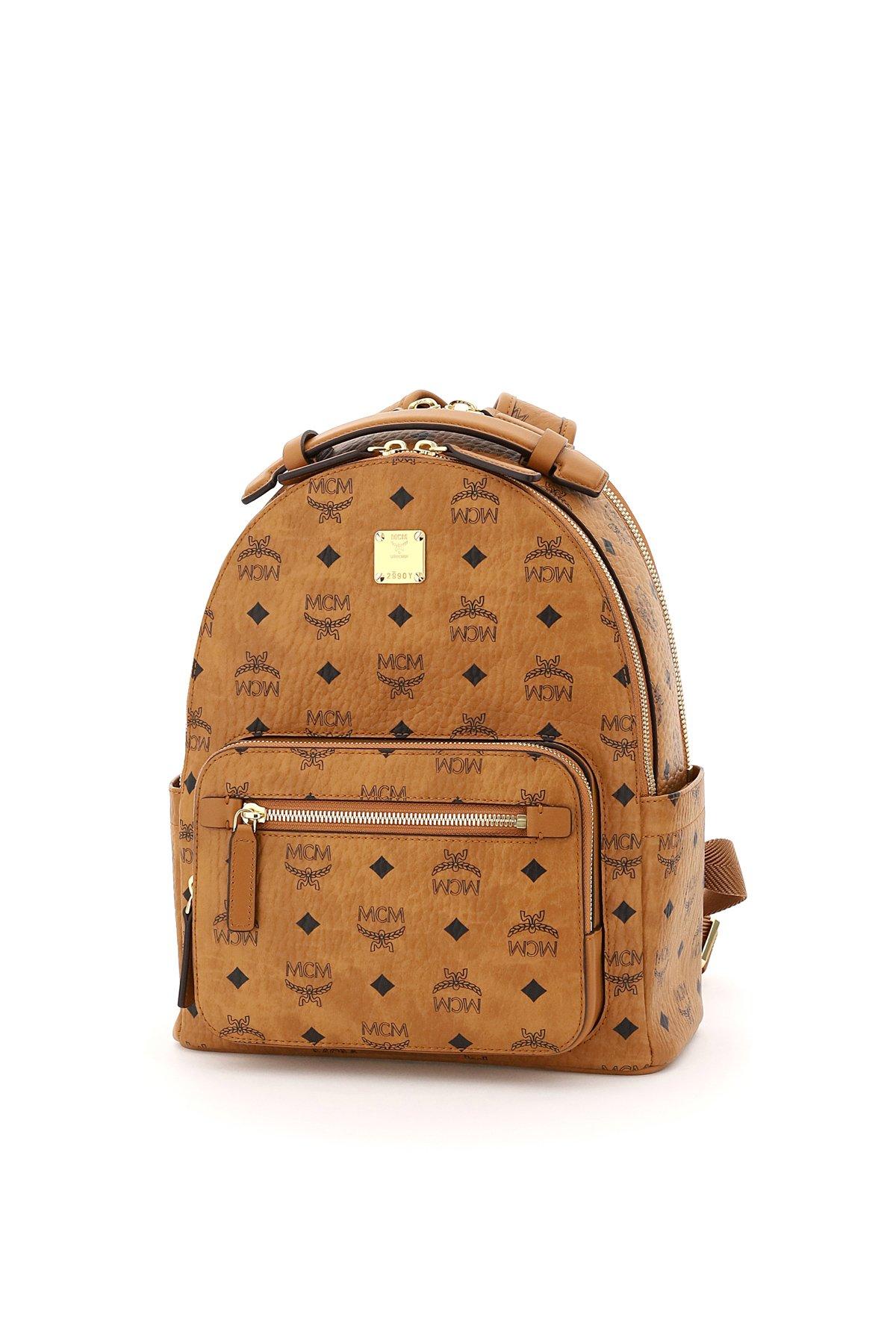 mcm tan backpack